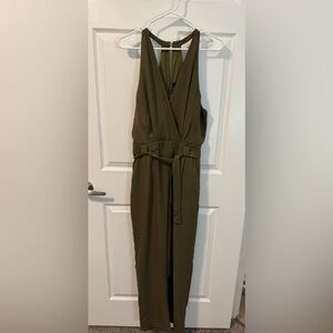 Lulu's Olive Green Jumpsuit